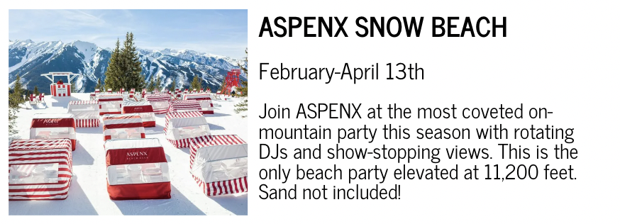 AspenX Snow Beach